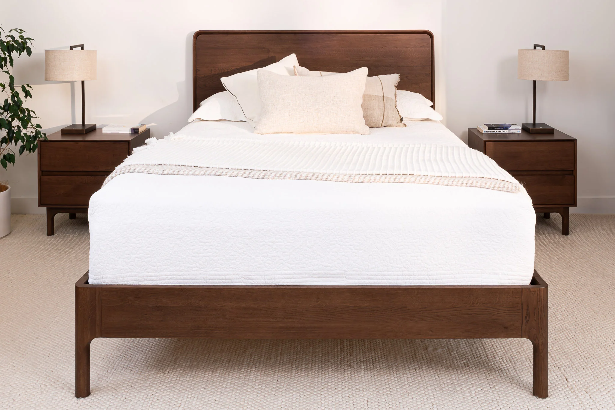 Emery Walnut Bed Frame - Image 4
