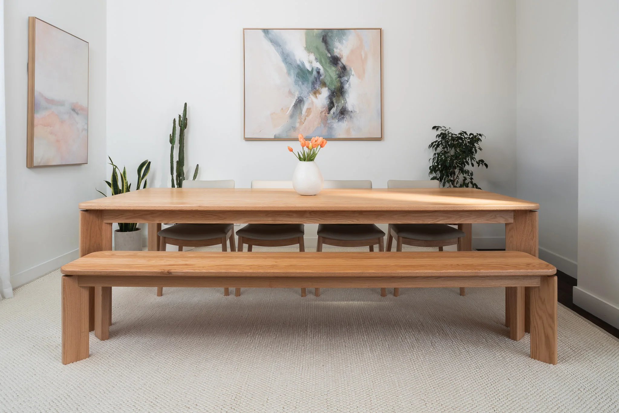 Genesis American Oak Dining Table - Image 11