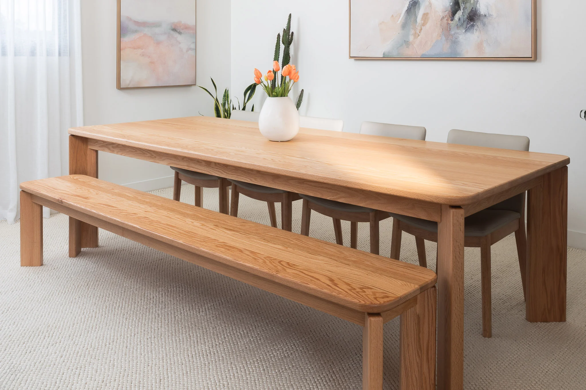 Genesis American Oak Dining Table - Image 13