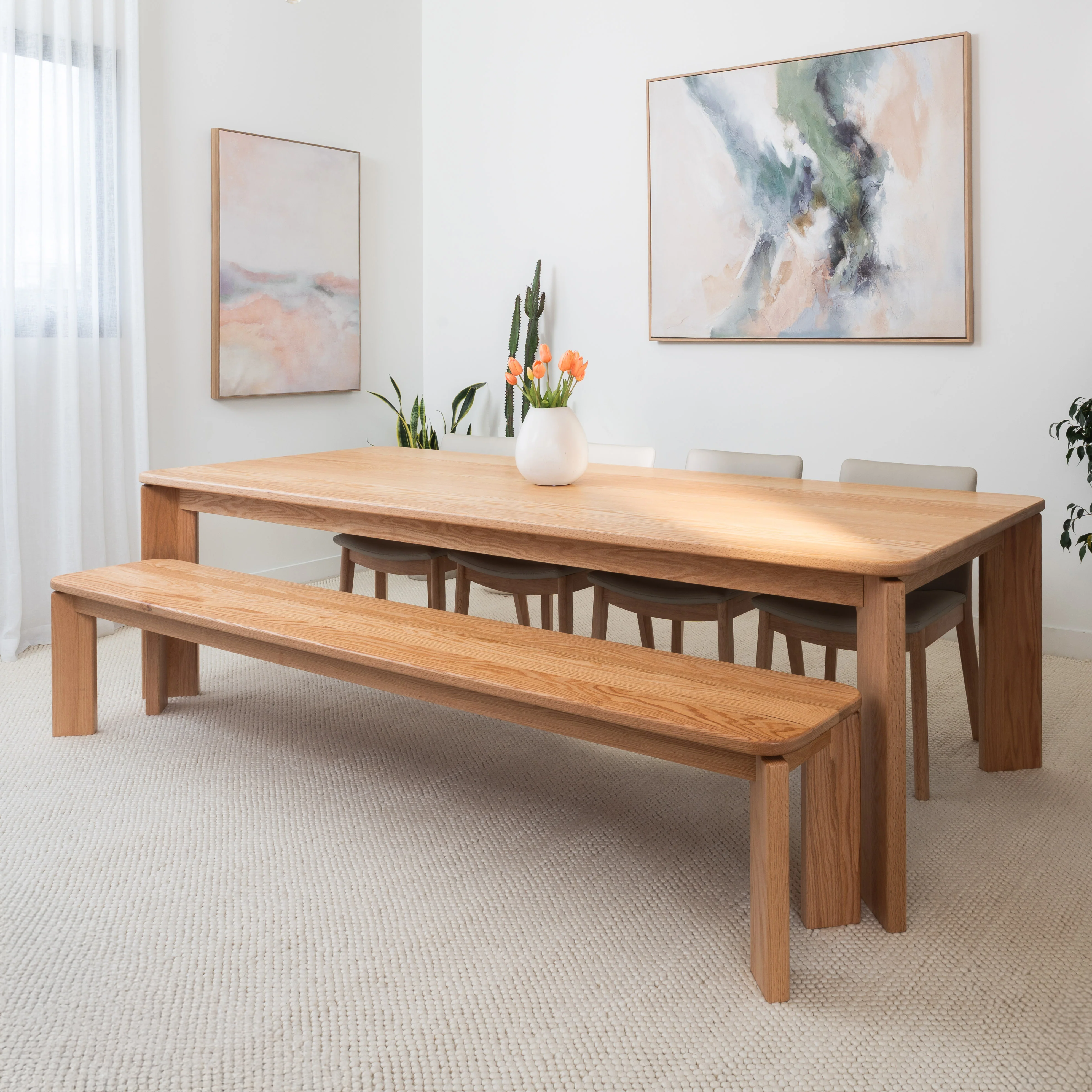 Genesis American Oak Dining Table - Image 2