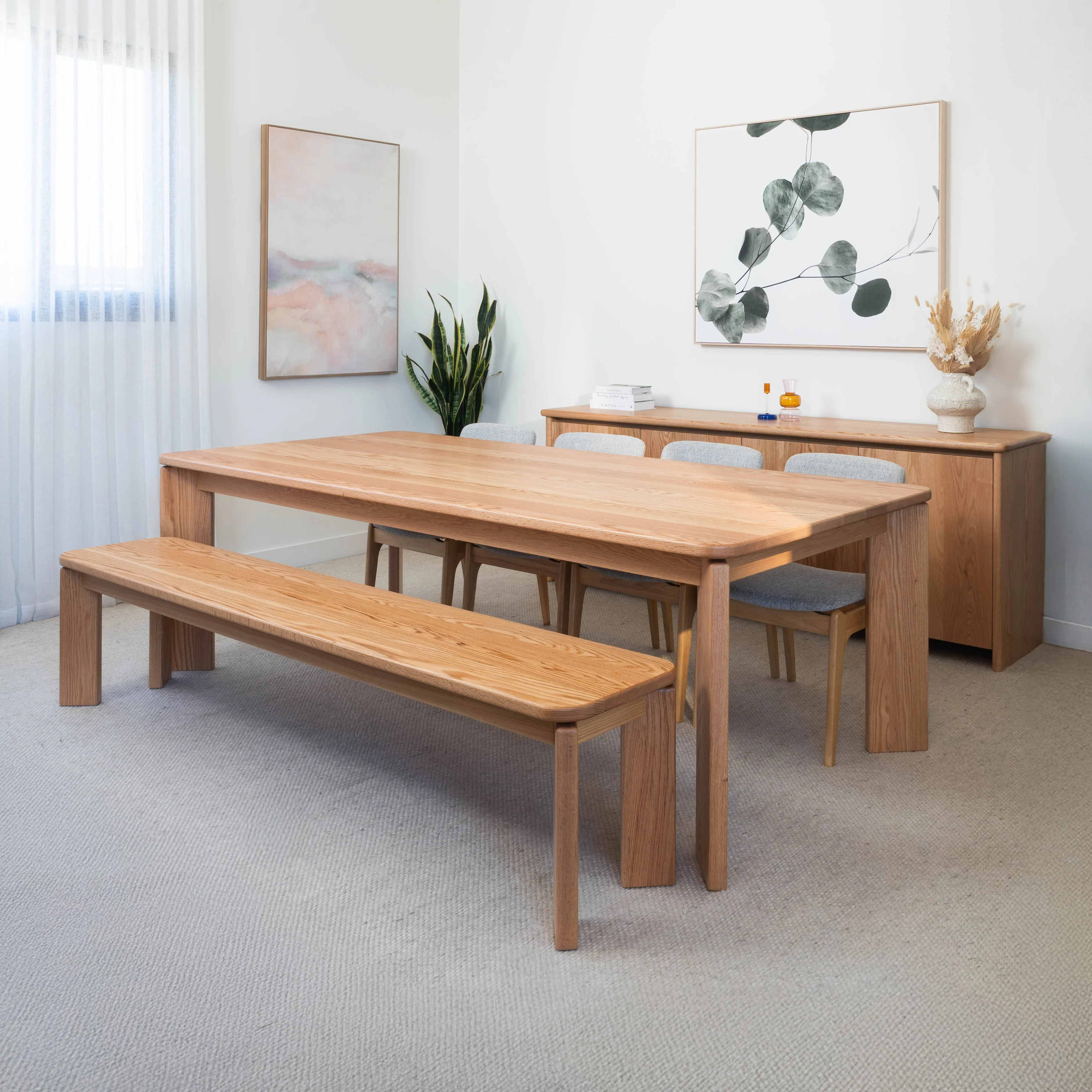 Genesis American Oak Dining Table - Image 3