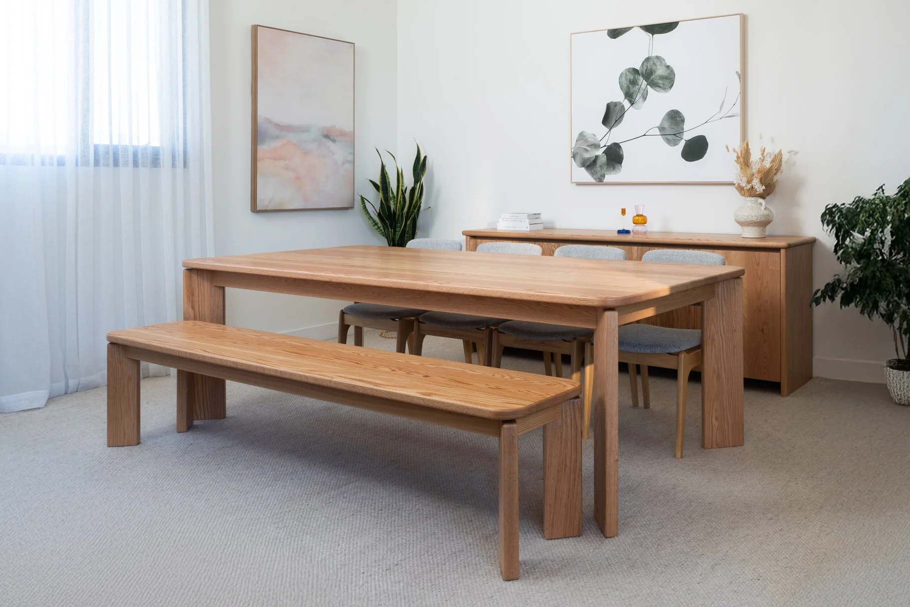 Genesis American Oak Dining Table - Image 6