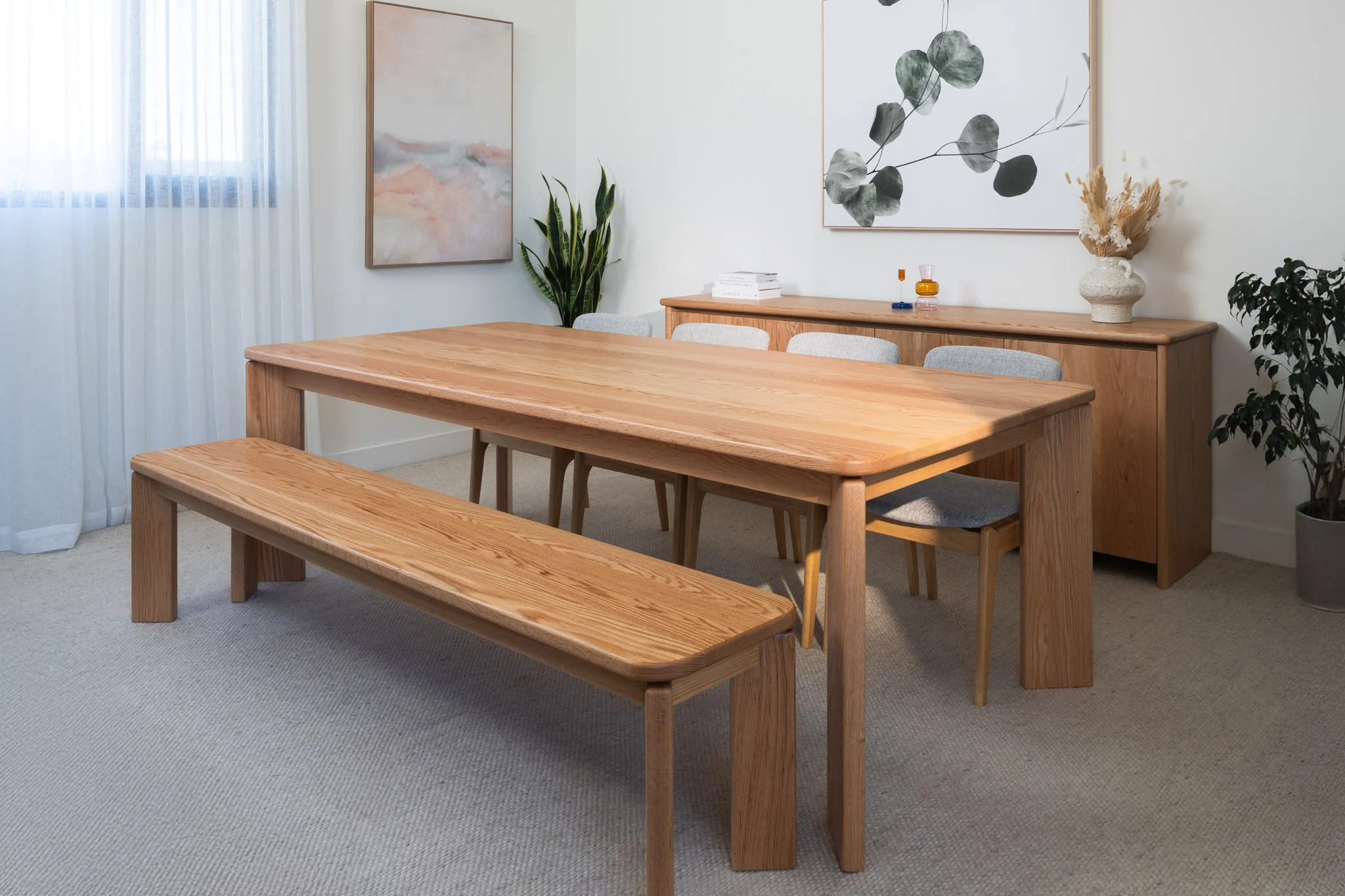 Genesis American Oak Dining Table - Image 7