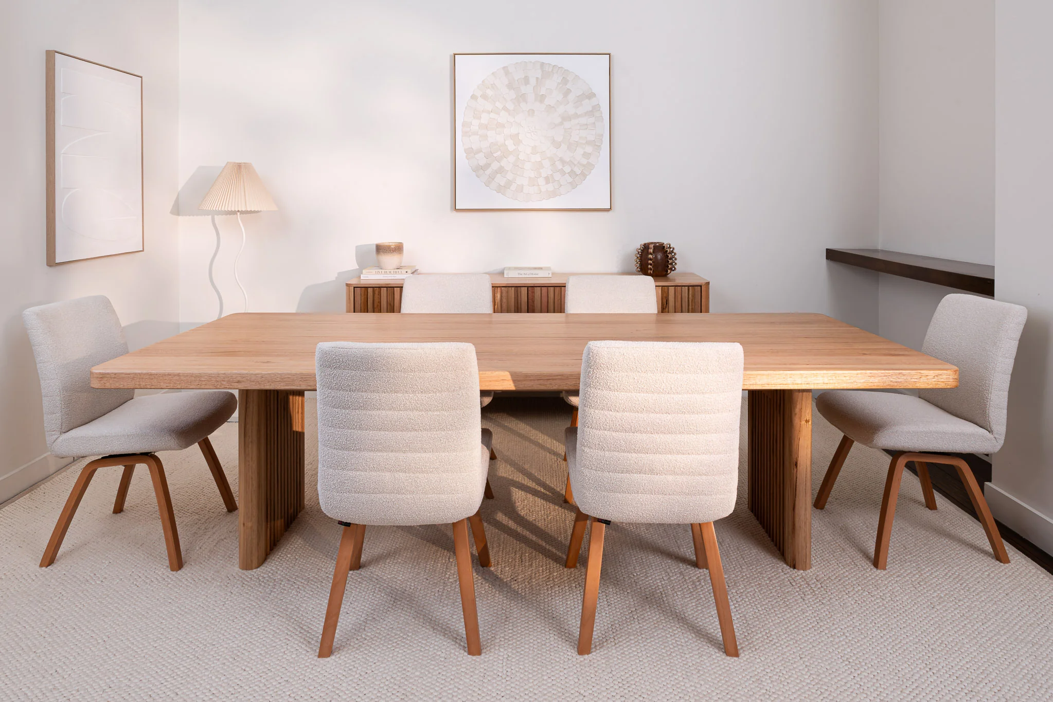Hermes Curve Vic Ash Feature Grade Dining Table - Image 10