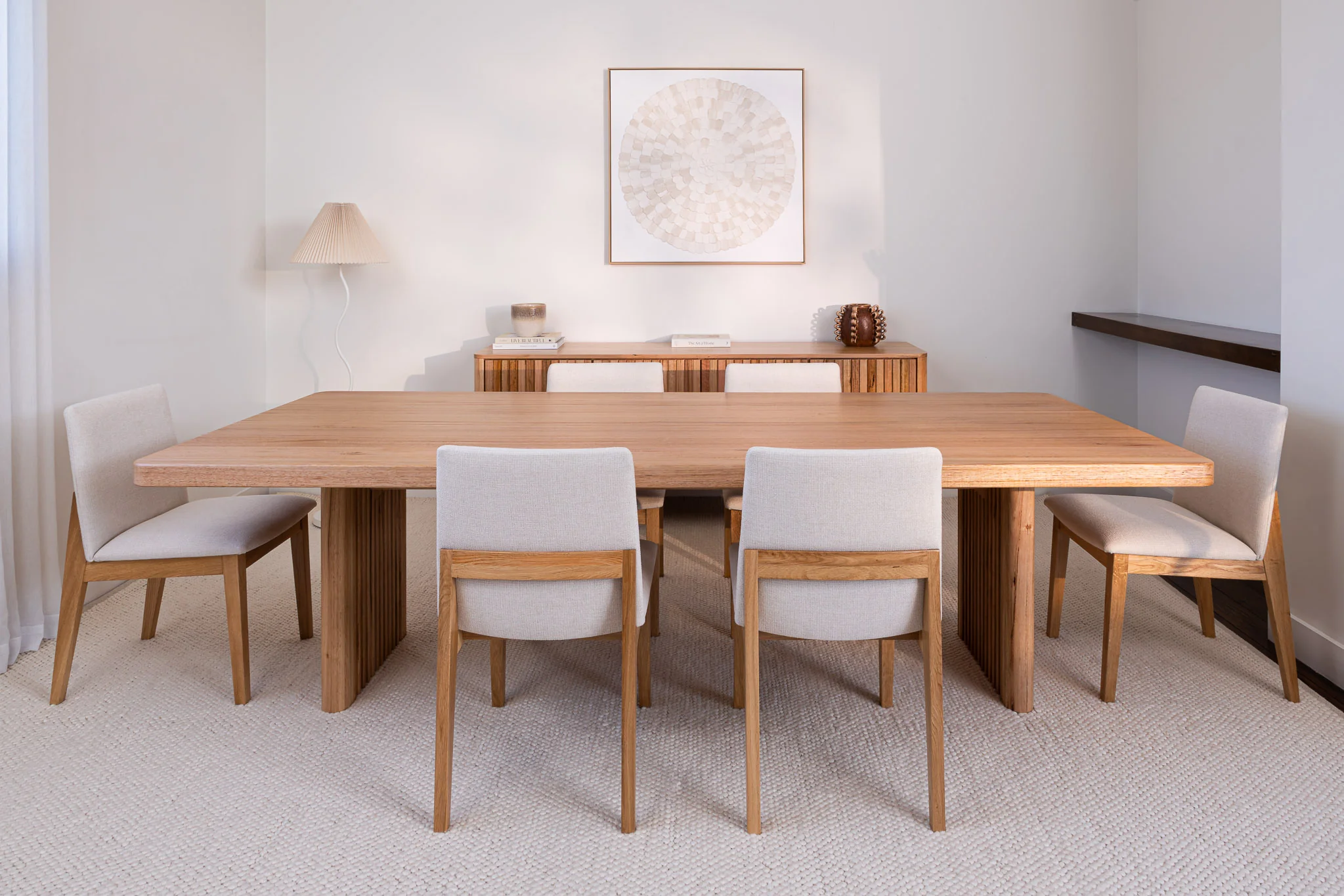 Hermes Curve Vic Ash Feature Grade Dining Table - Image 11