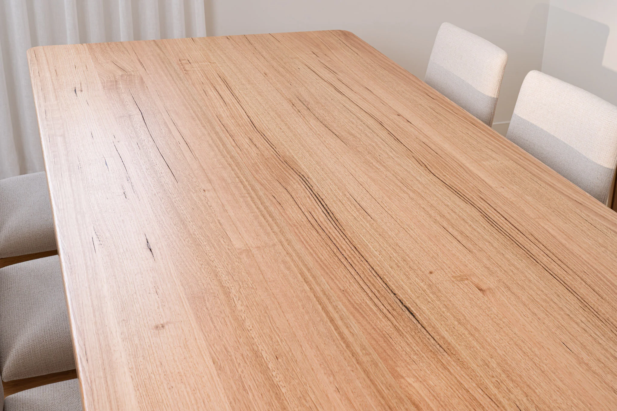 Hermes Curve Vic Ash Feature Grade Dining Table - Image 9