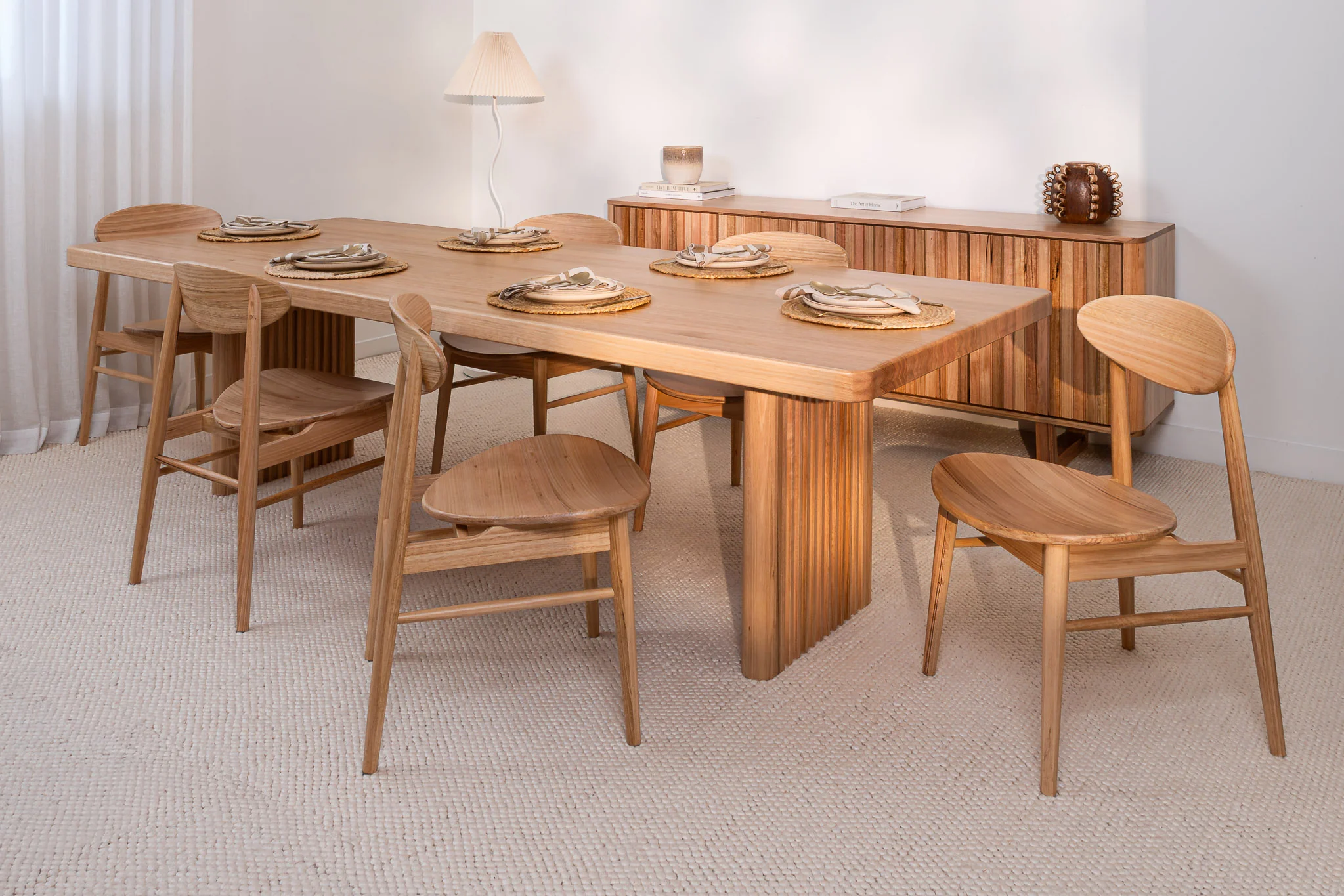 Hermes Curve Vic Ash Signature Dining Table - Image 3