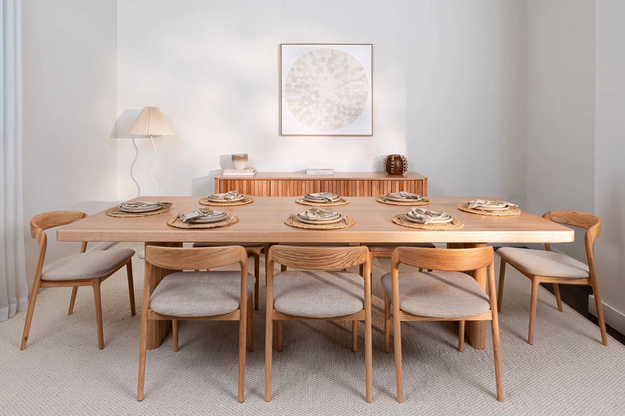 Hermes Curve Vic Ash Signature Dining Table - Image 4