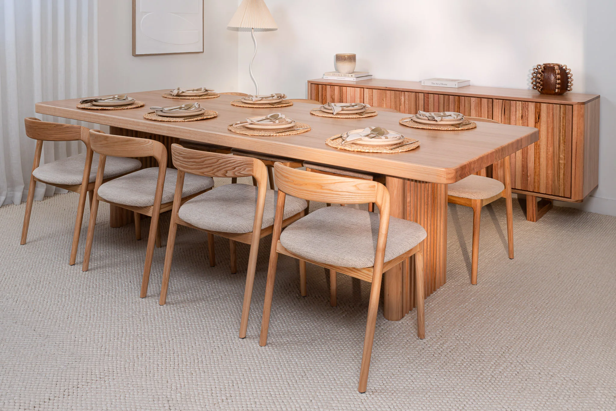 Hermes Curve Vic Ash Signature Dining Table - Image 5