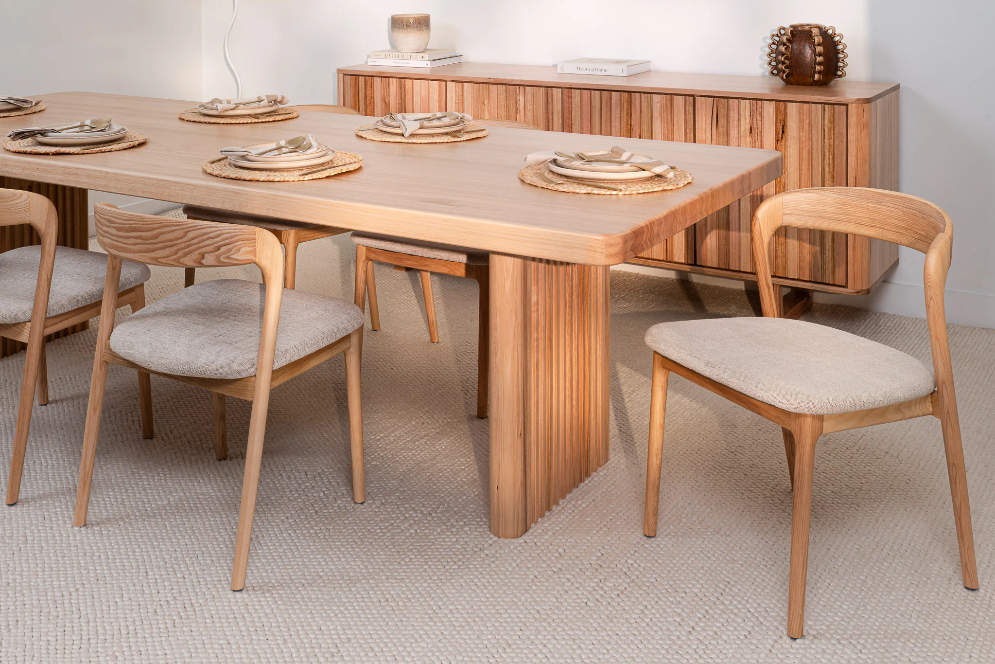 Hermes Curve Vic Ash Signature Dining Table - Image 9