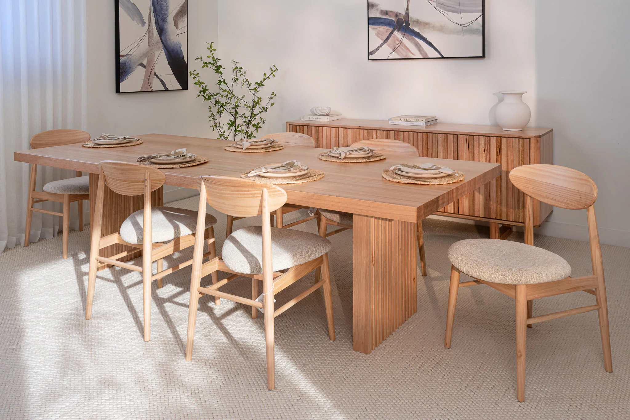 Hermes Vic Ash Signature Dining Table - Image 10