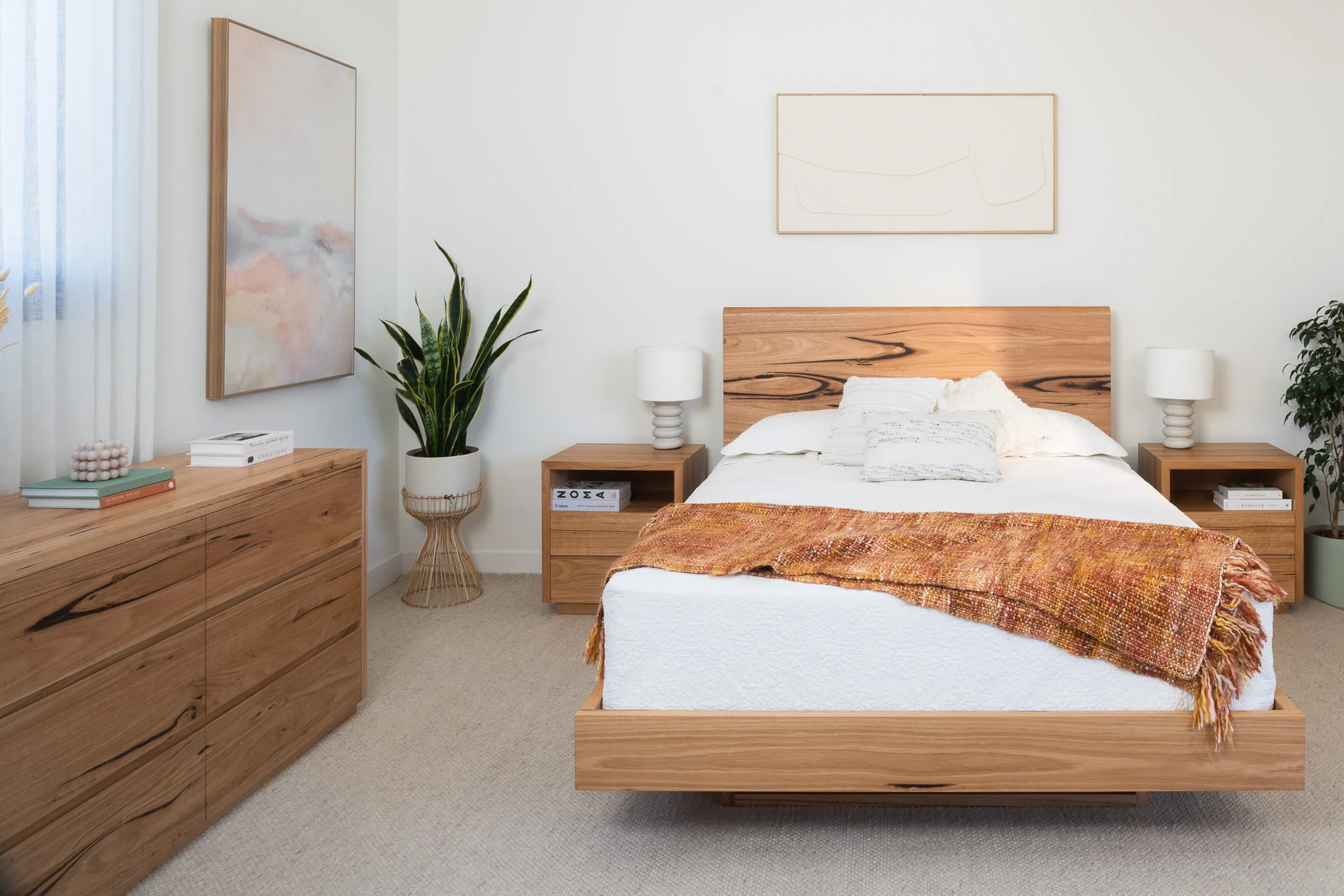 Kobe Live Edge Messmate Bed Frame - Image 10