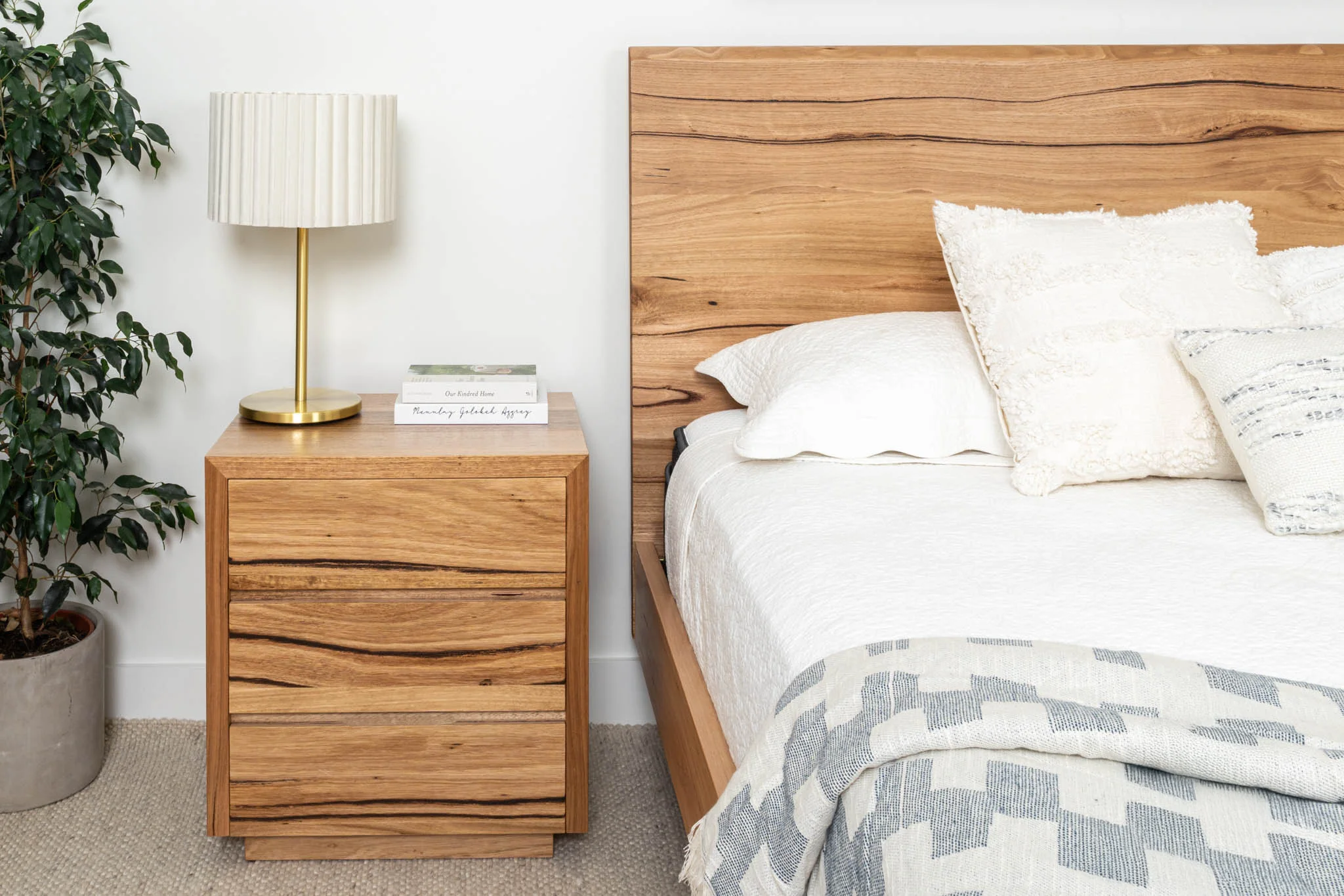 Kobe Live Edge Messmate Bed Frame - Image 14