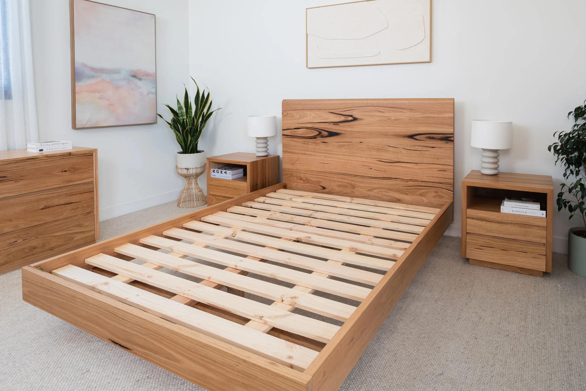 Kobe Live Edge Messmate Bed Frame - Image 16