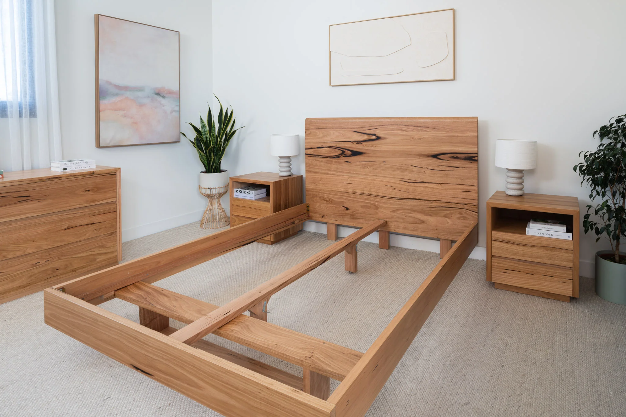 Kobe Live Edge Messmate Bed Frame - Image 17