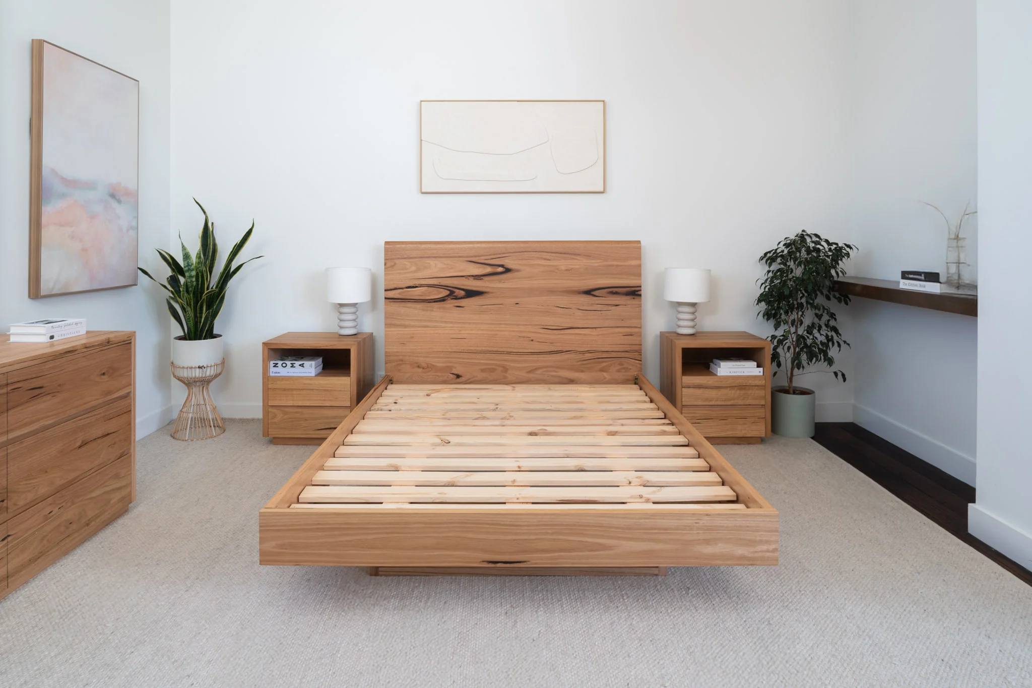 Kobe Live Edge Messmate Bed Frame - Image 18