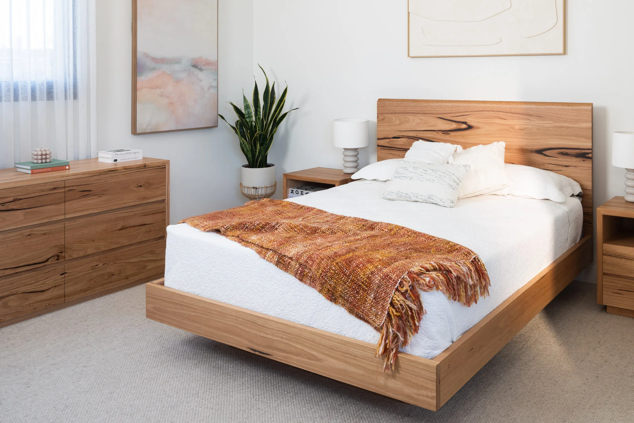 Kobe Live Edge Messmate Bed Frame - Image 3