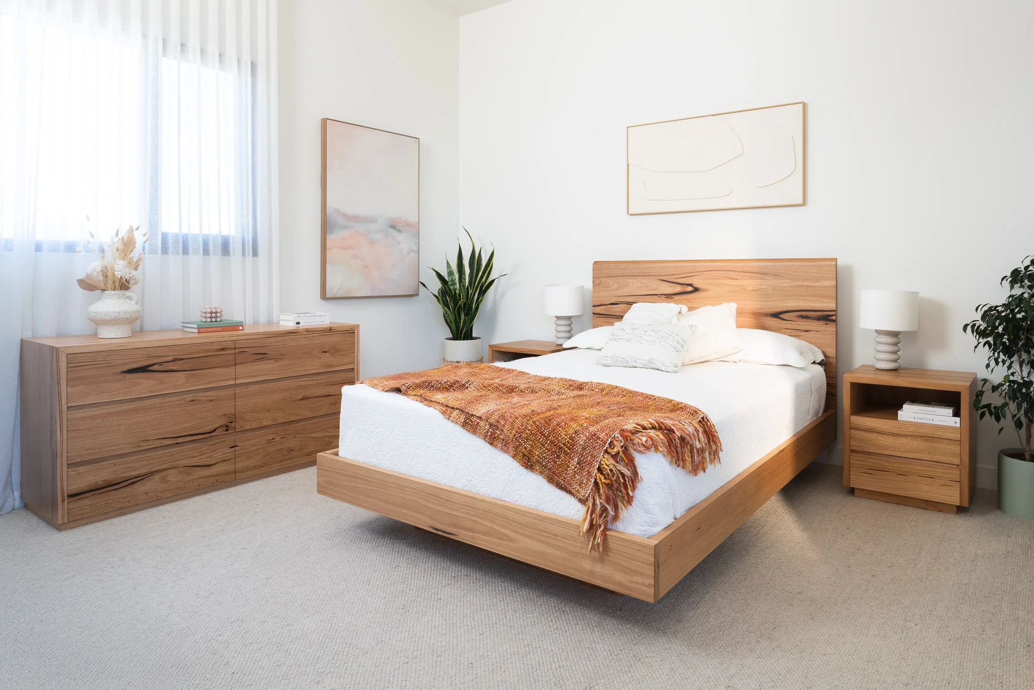 Kobe Live Edge Messmate Bed Frame - Image 8