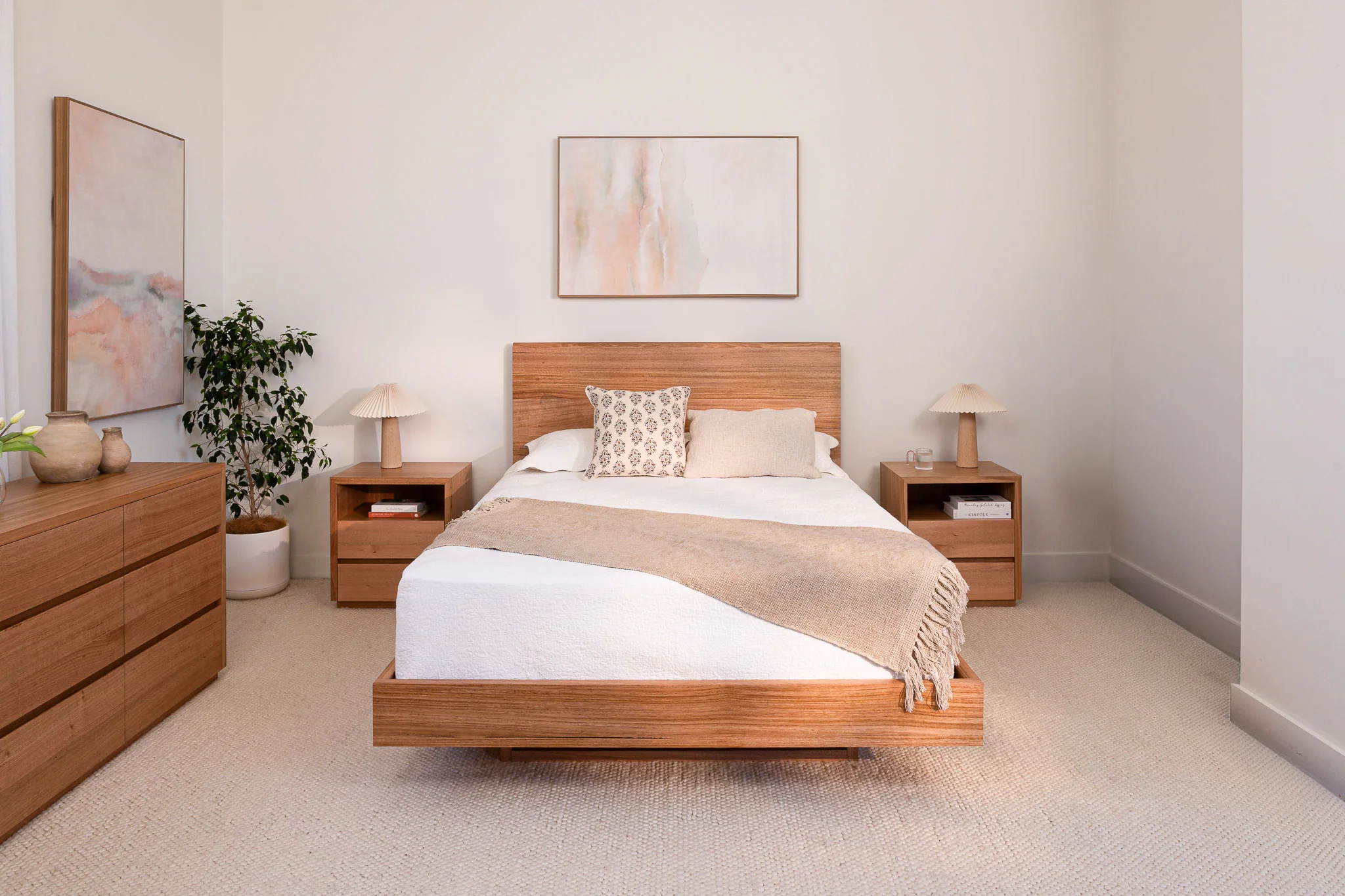 Kobe Live Edge Tasmanian Oak Bed Frame - Image 10