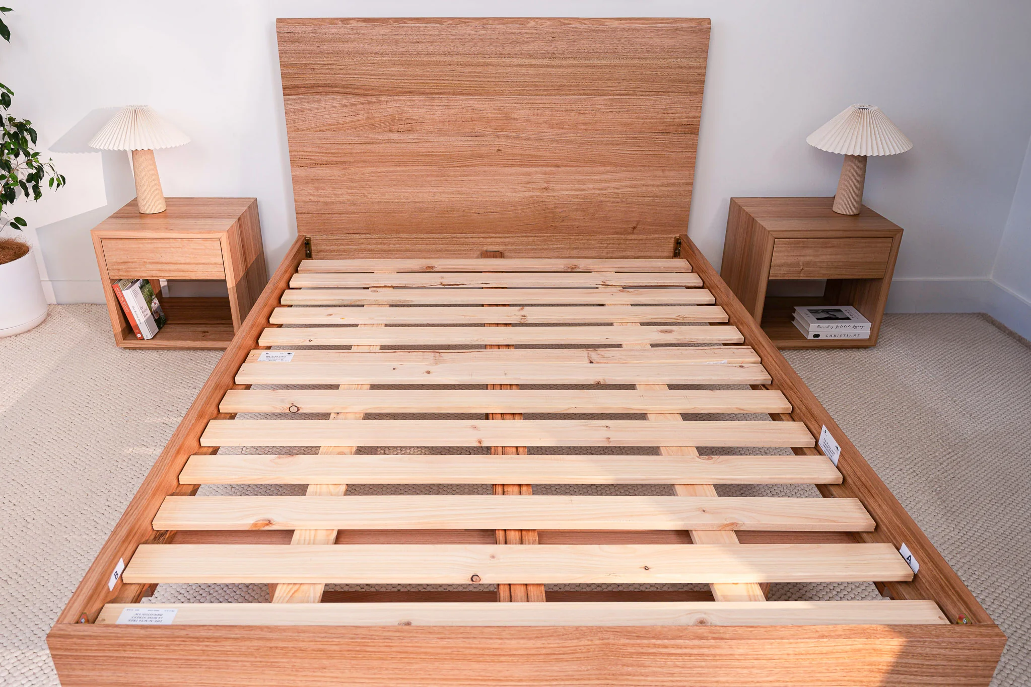 Kobe Live Edge Tasmanian Oak Bed Frame - Image 12