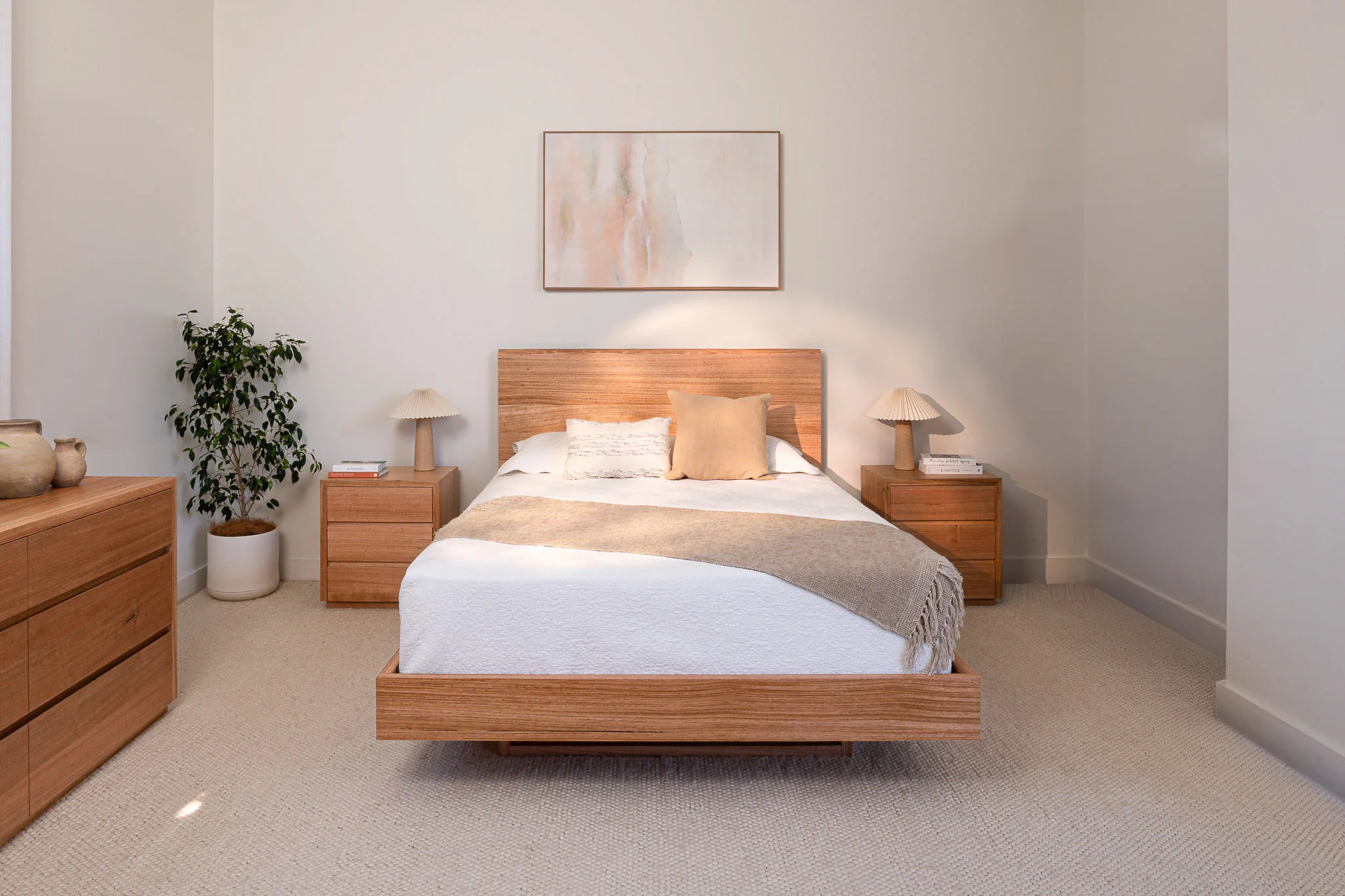 Kobe Live Edge Tasmanian Oak Bed Frame - Image 4