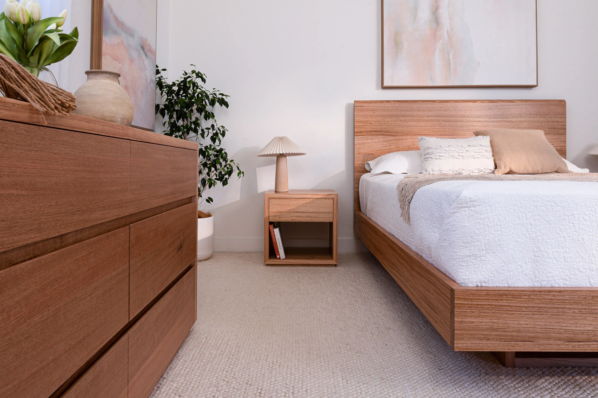 Kobe Live Edge Tasmanian Oak Bed Frame - Image 8