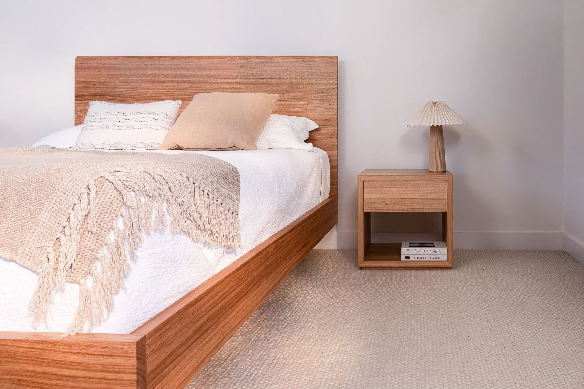 Kobe Live Edge Tasmanian Oak Bed Frame - Image 9