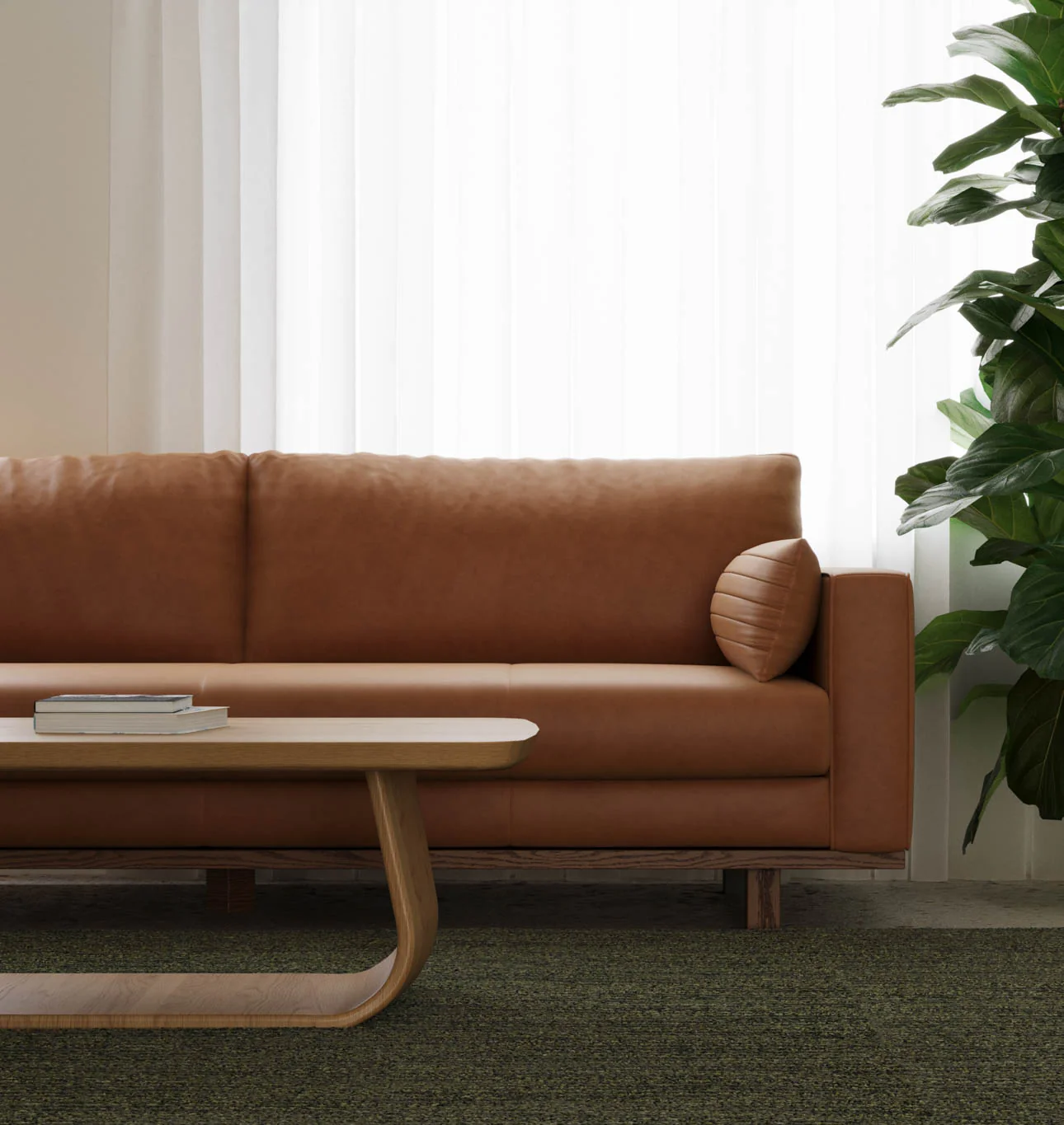 Lyric American Oak Coffee Table - Image 3