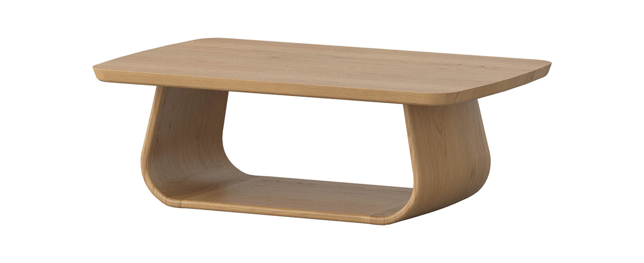 Lyric American Oak Coffee Table - Image 6