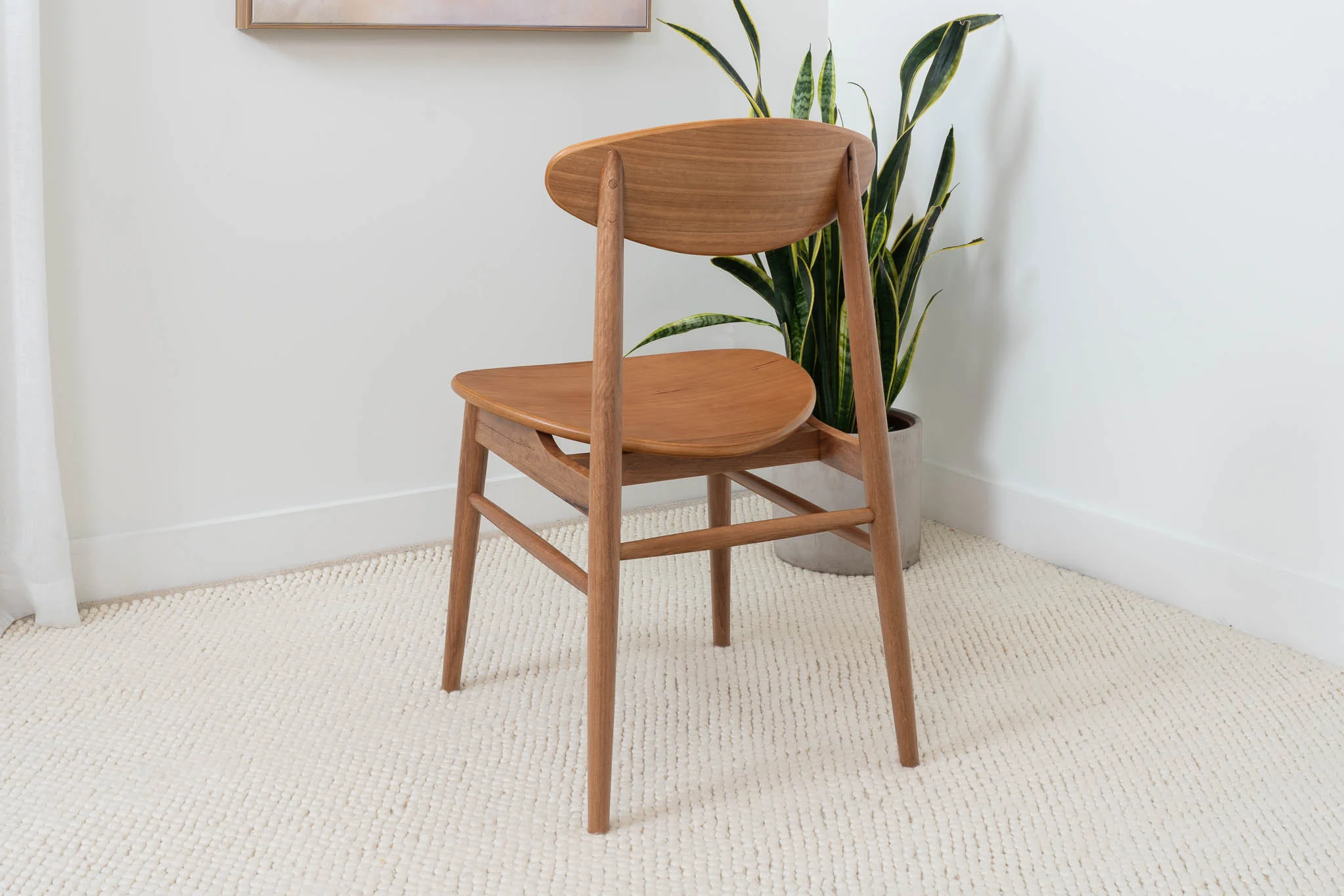 Lotus Blackbutt Dining Chair - Image 11