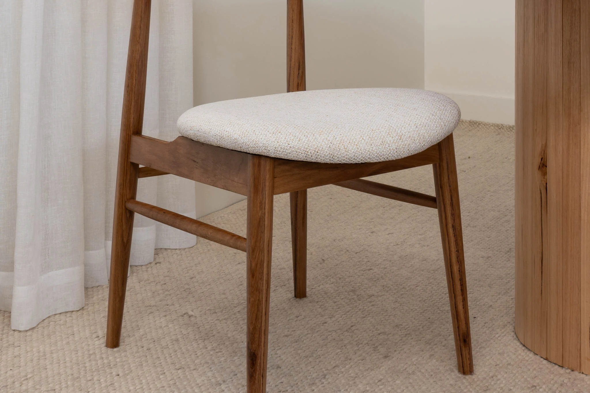Lotus Blackbutt Dining Chair - Image 13