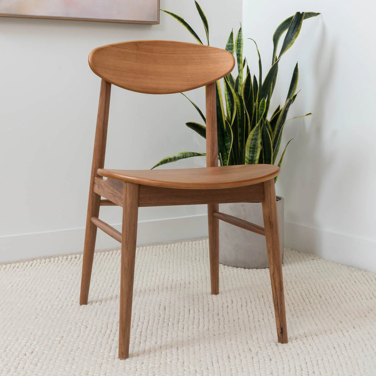 Lotus Blackbutt Dining Chair - Image 5