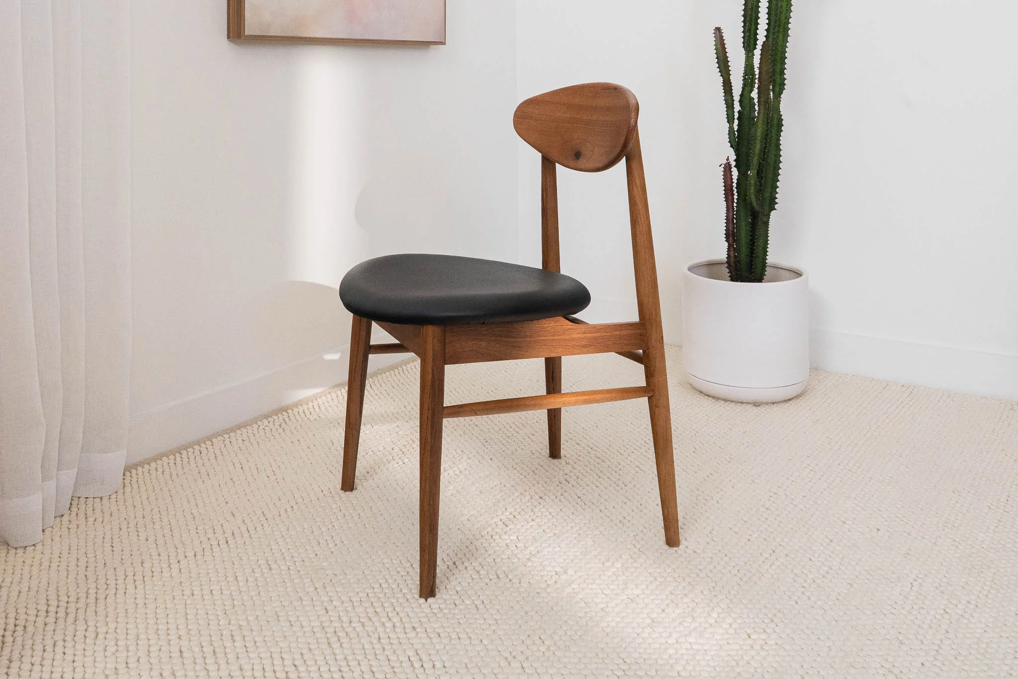 Lotus Blackbutt Dining Chair - Image 6
