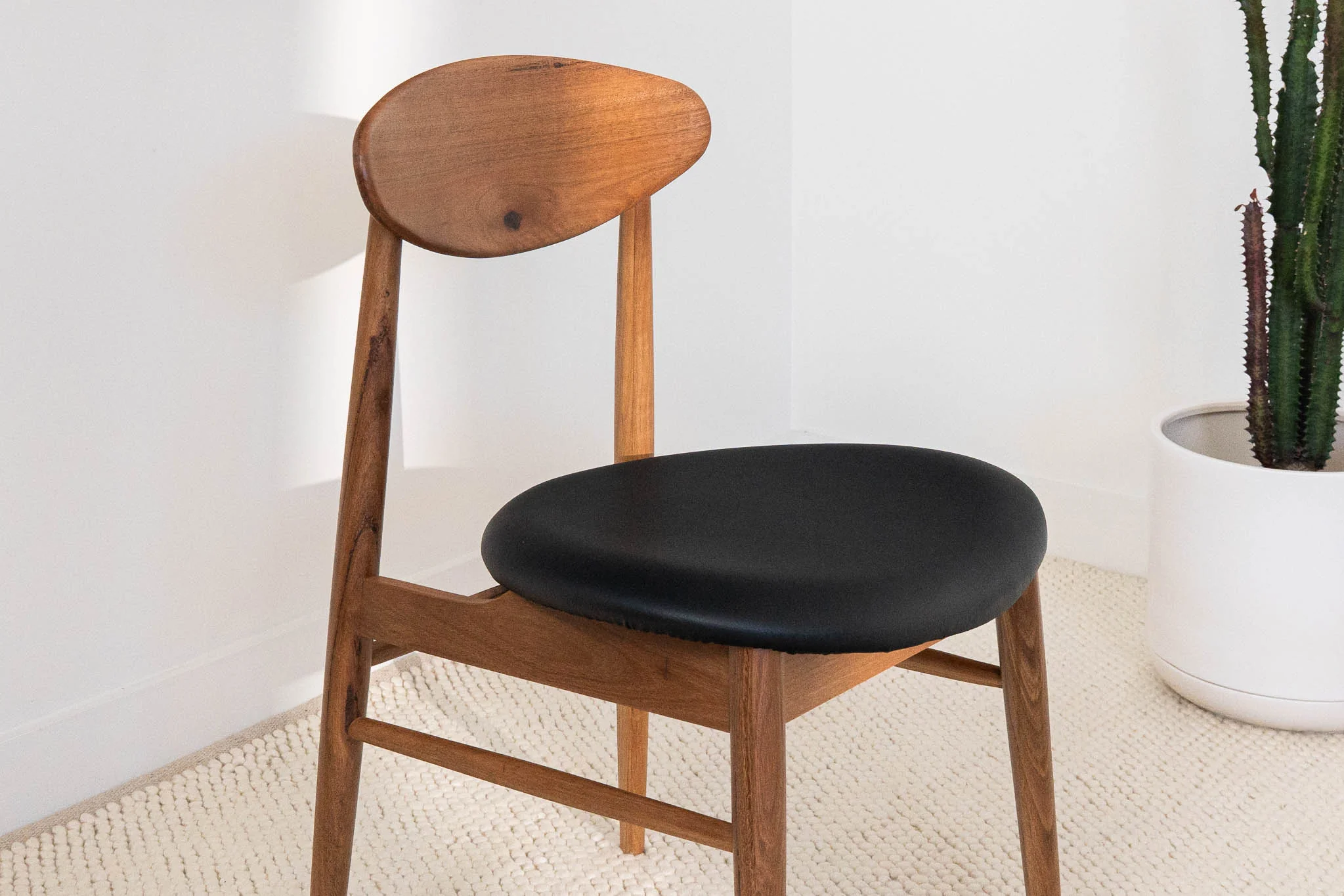 Lotus Blackbutt Dining Chair - Image 7