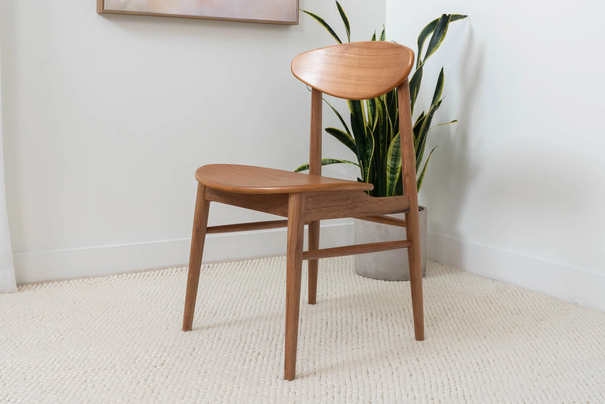 Lotus Blackbutt Dining Chair - Image 9