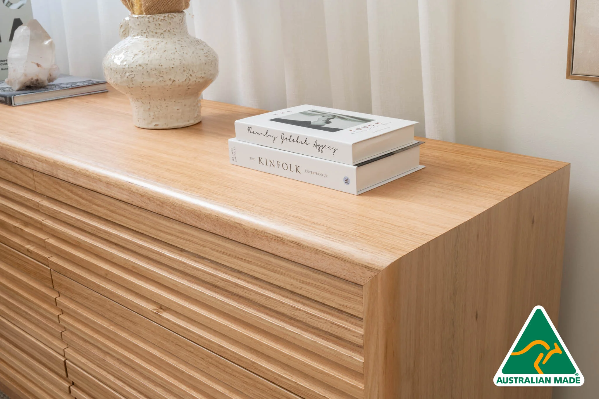 Luna Tasmanian Oak Signature Dresser - Image 4