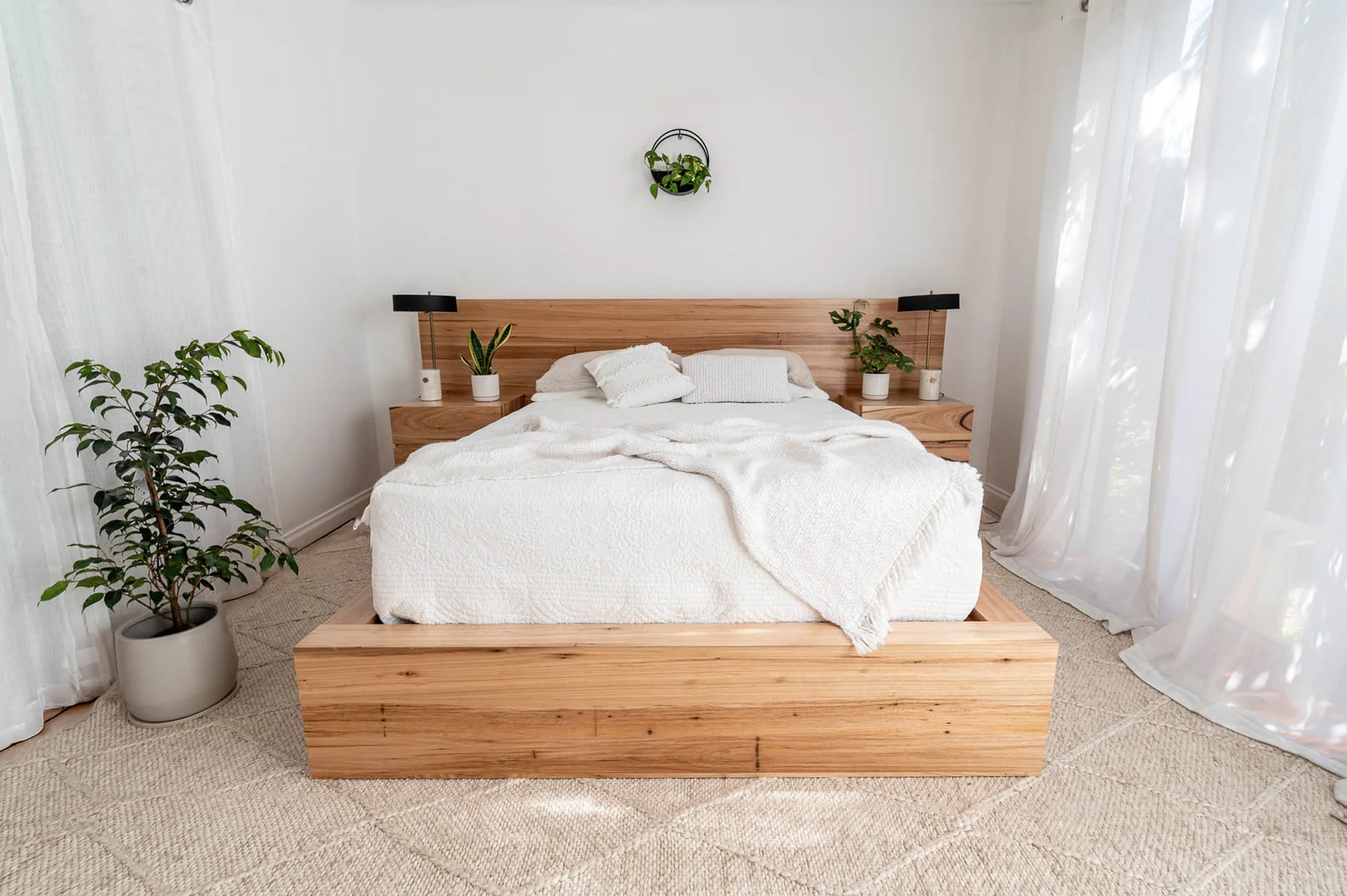 Meadow 2 Drawer Extended Headboard Messmate Bed Frame - Image 13