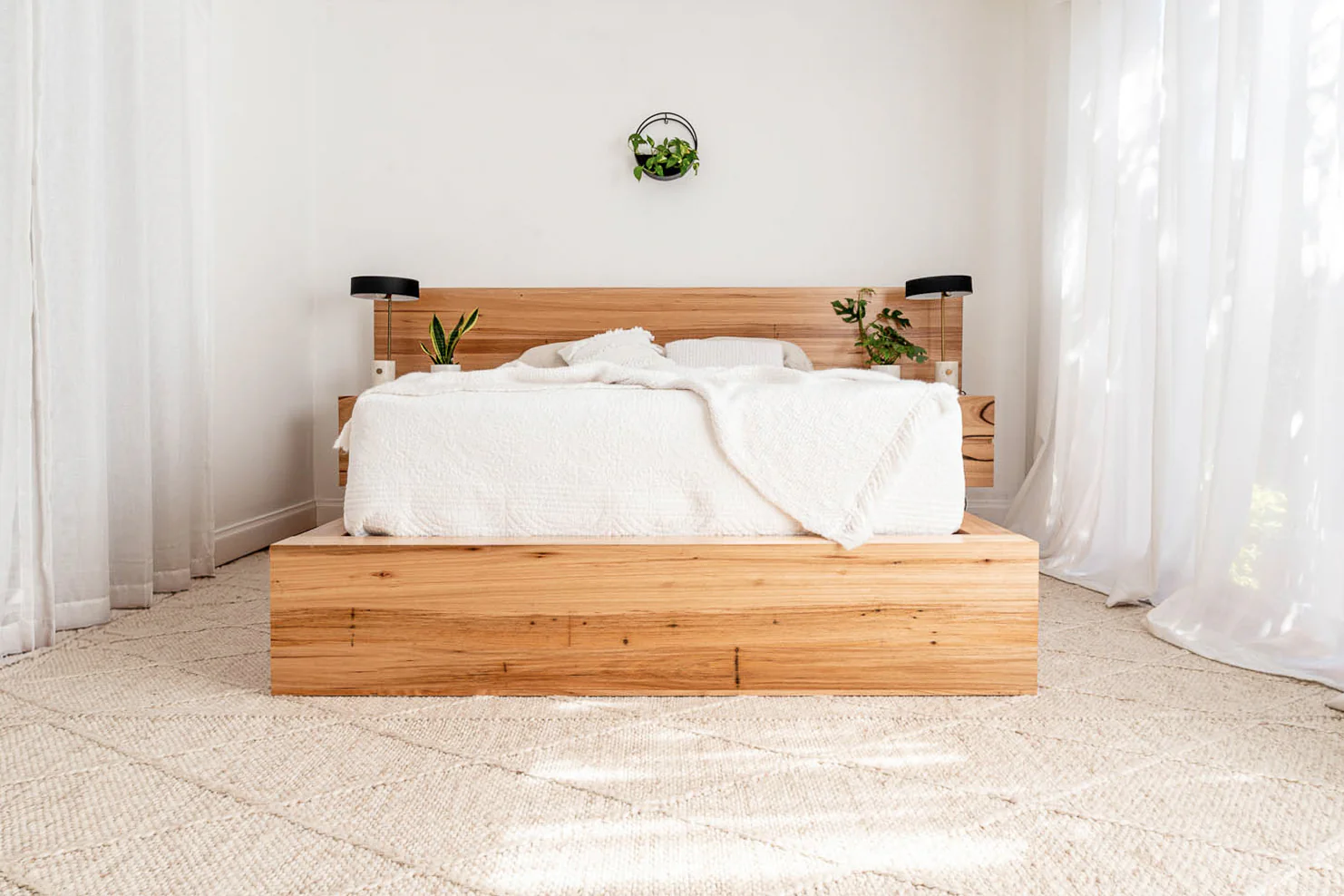 Meadow 2 Drawer Extended Headboard Messmate Bed Frame - Image 4