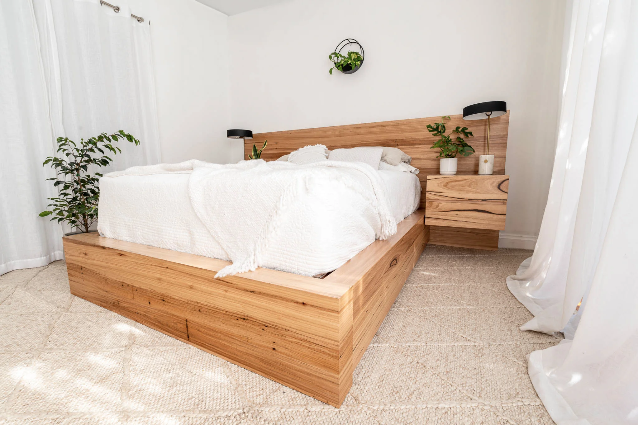 Meadow 2 Drawer Extended Headboard Messmate Bed Frame - Image 5