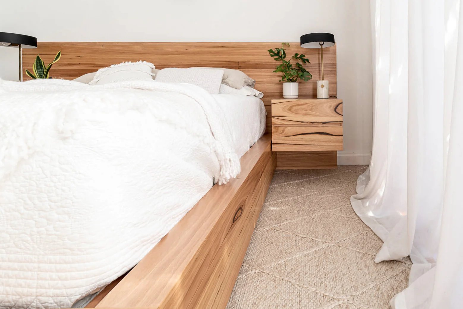 Meadow 2 Drawer Extended Headboard Messmate Bed Frame - Image 6