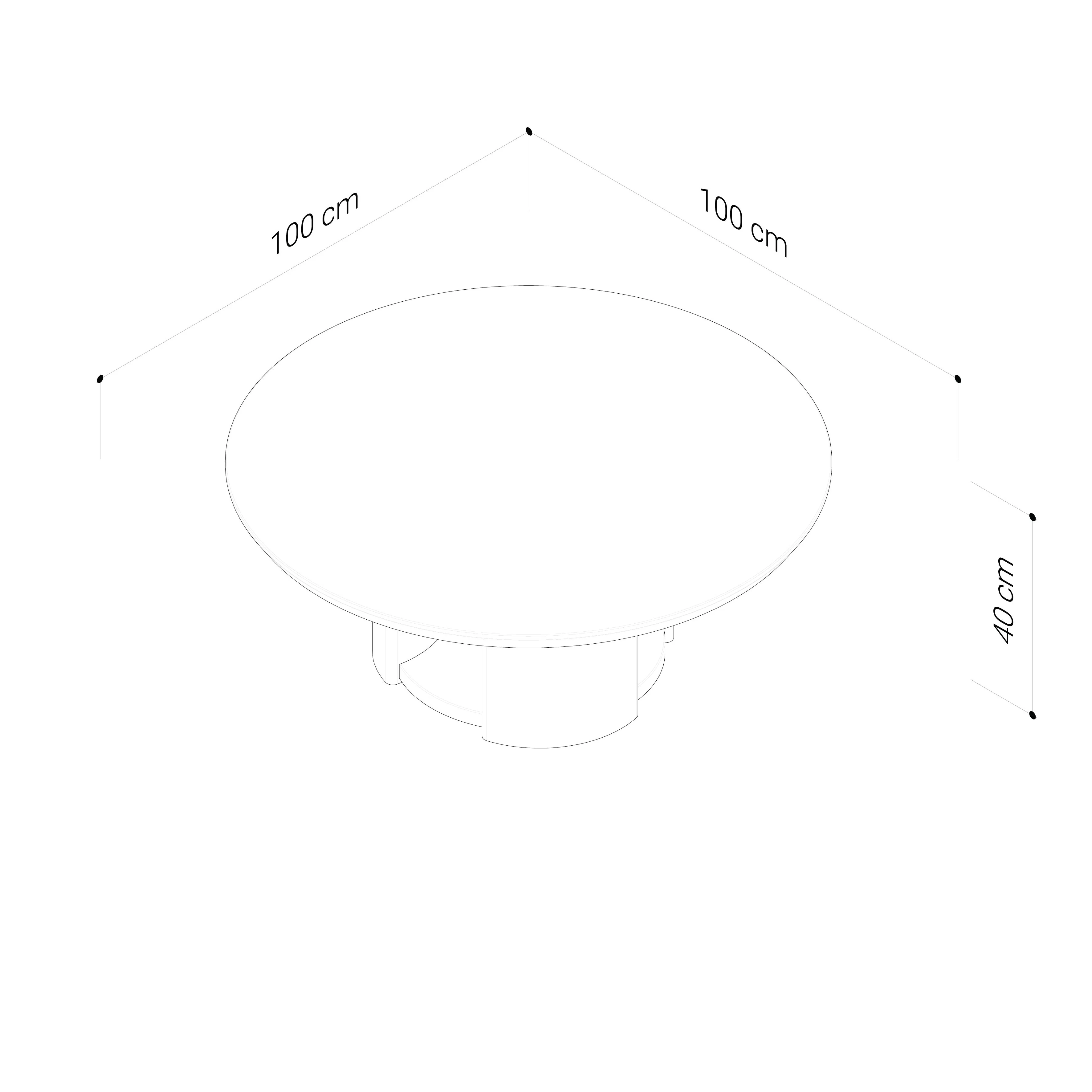 Mystis Walnut Coffee Table - Image 6
