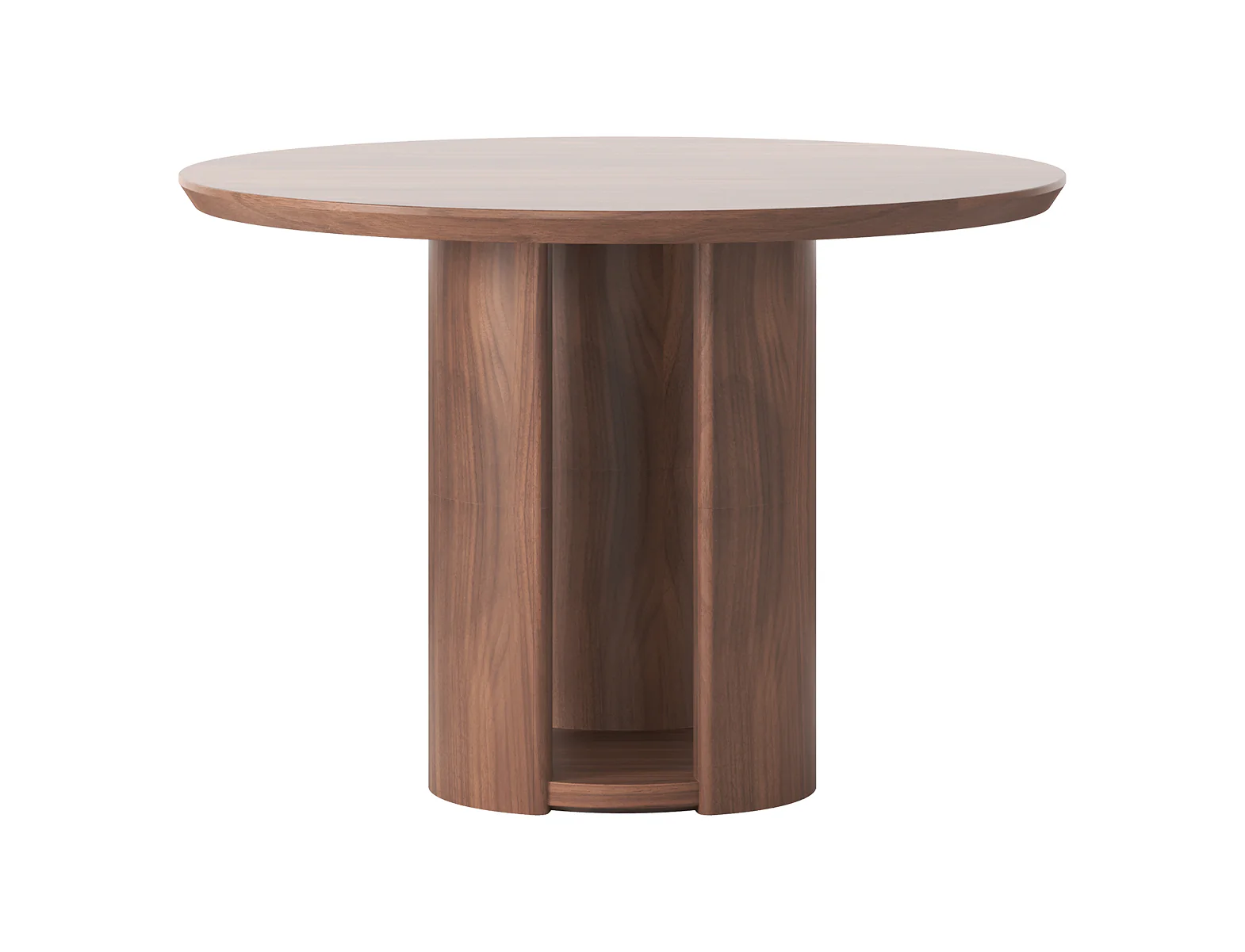 Mystis Walnut Round Dining Table - Image 5