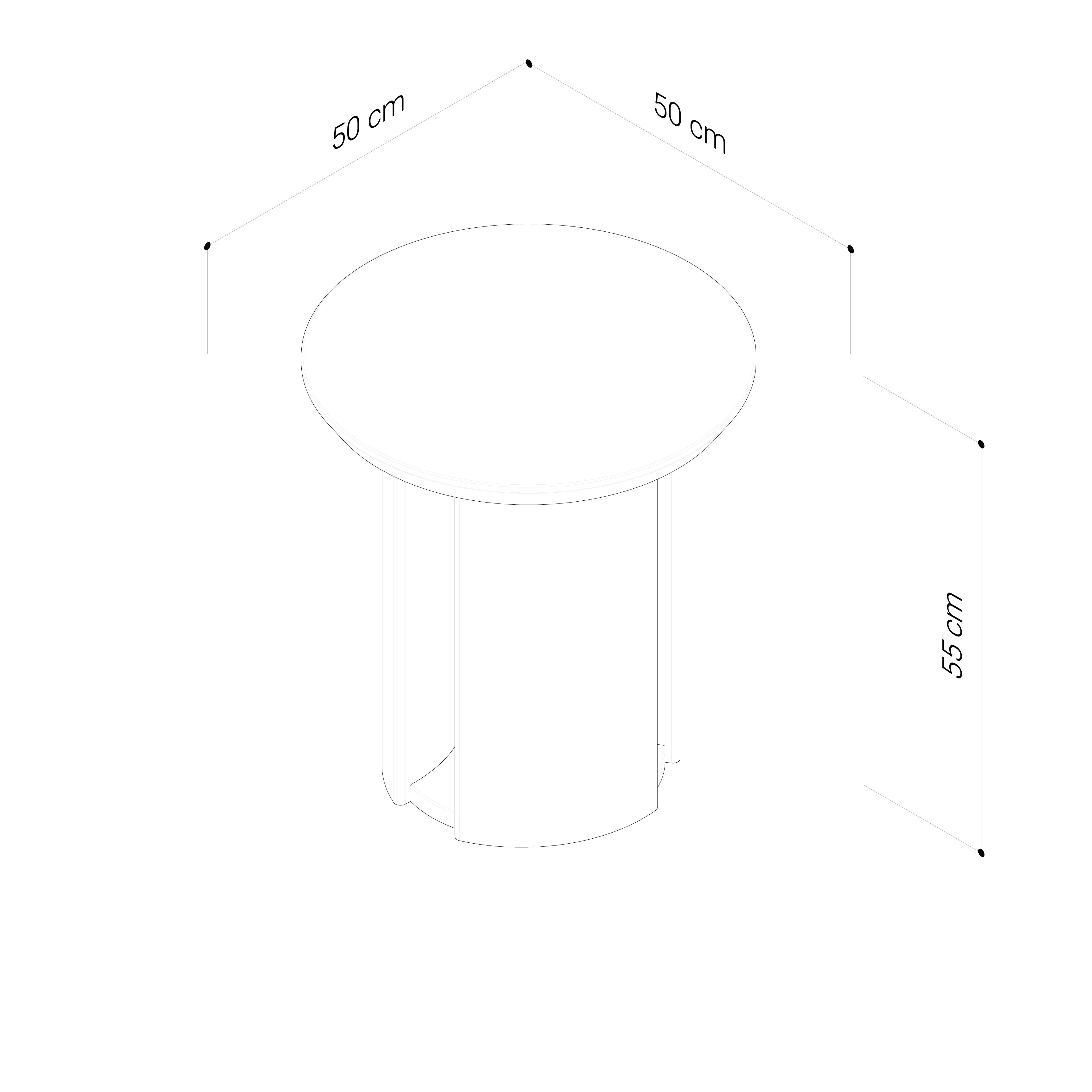 Mystis Walnut Lamp Table - Image 7