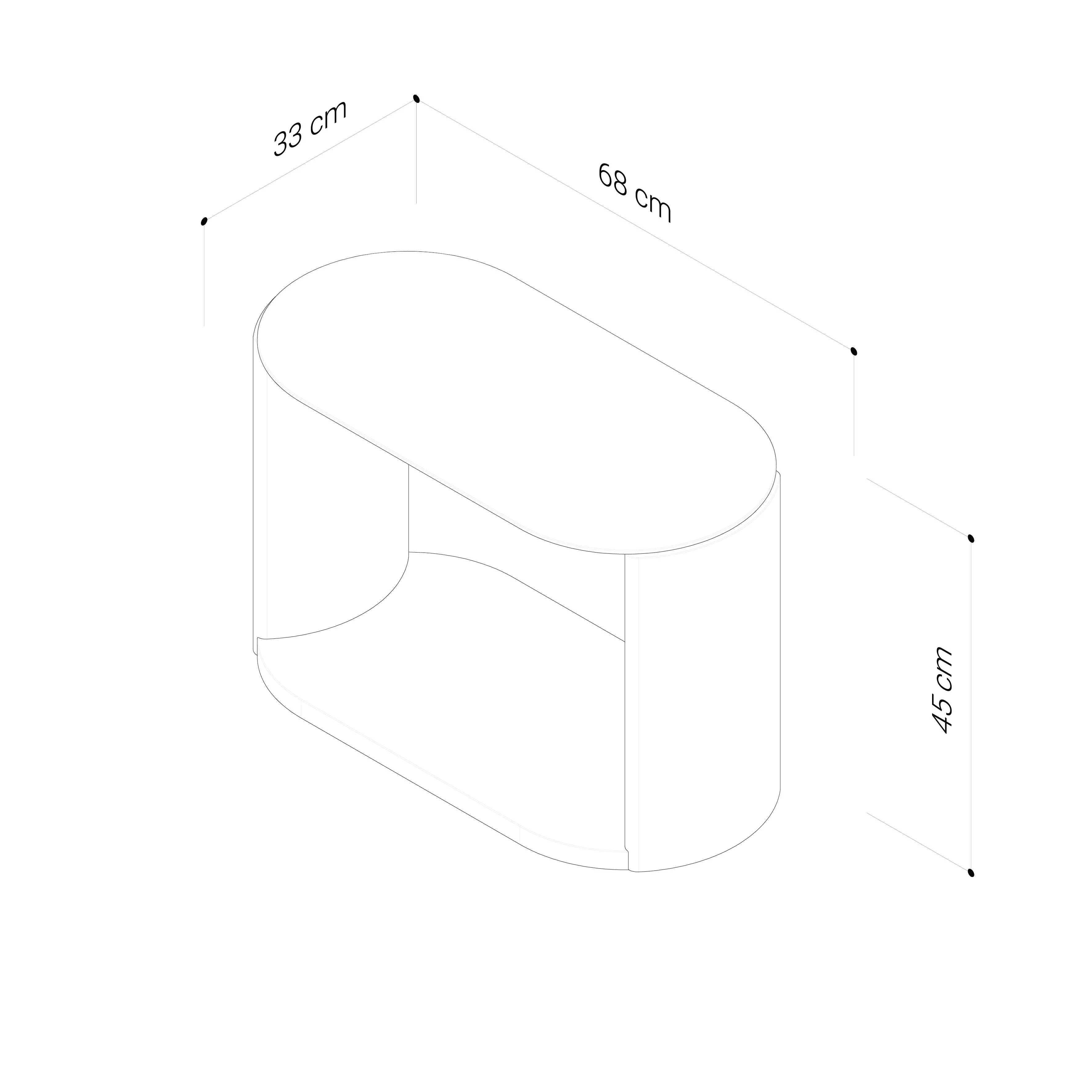 Mystis Walnut Side Table - Image 5