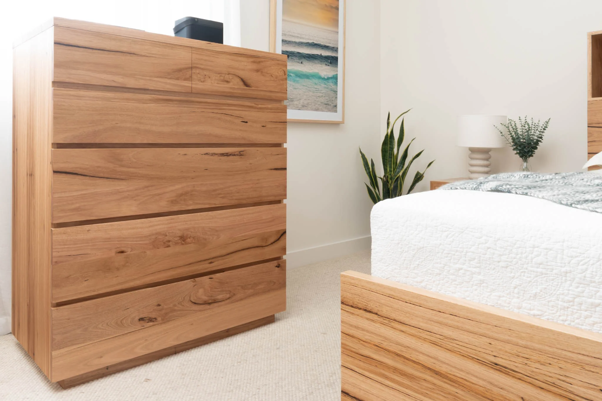 NEW York 4 Drawer Bookcase Messmate Bed Frame King Size - Image 11