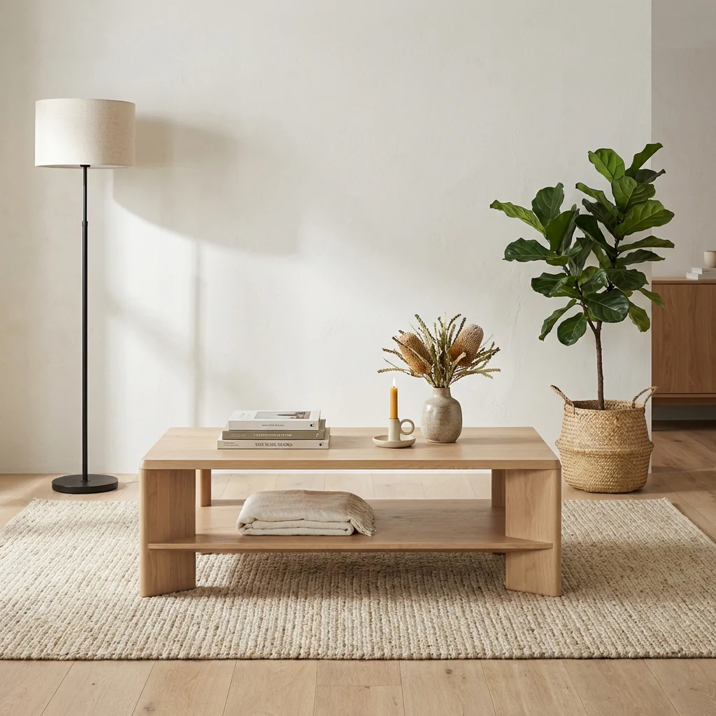 Niko Oak Coffee Table - Image 2