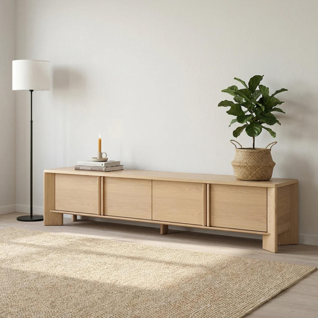 Niko Oak Entertainment Unit - Image 2