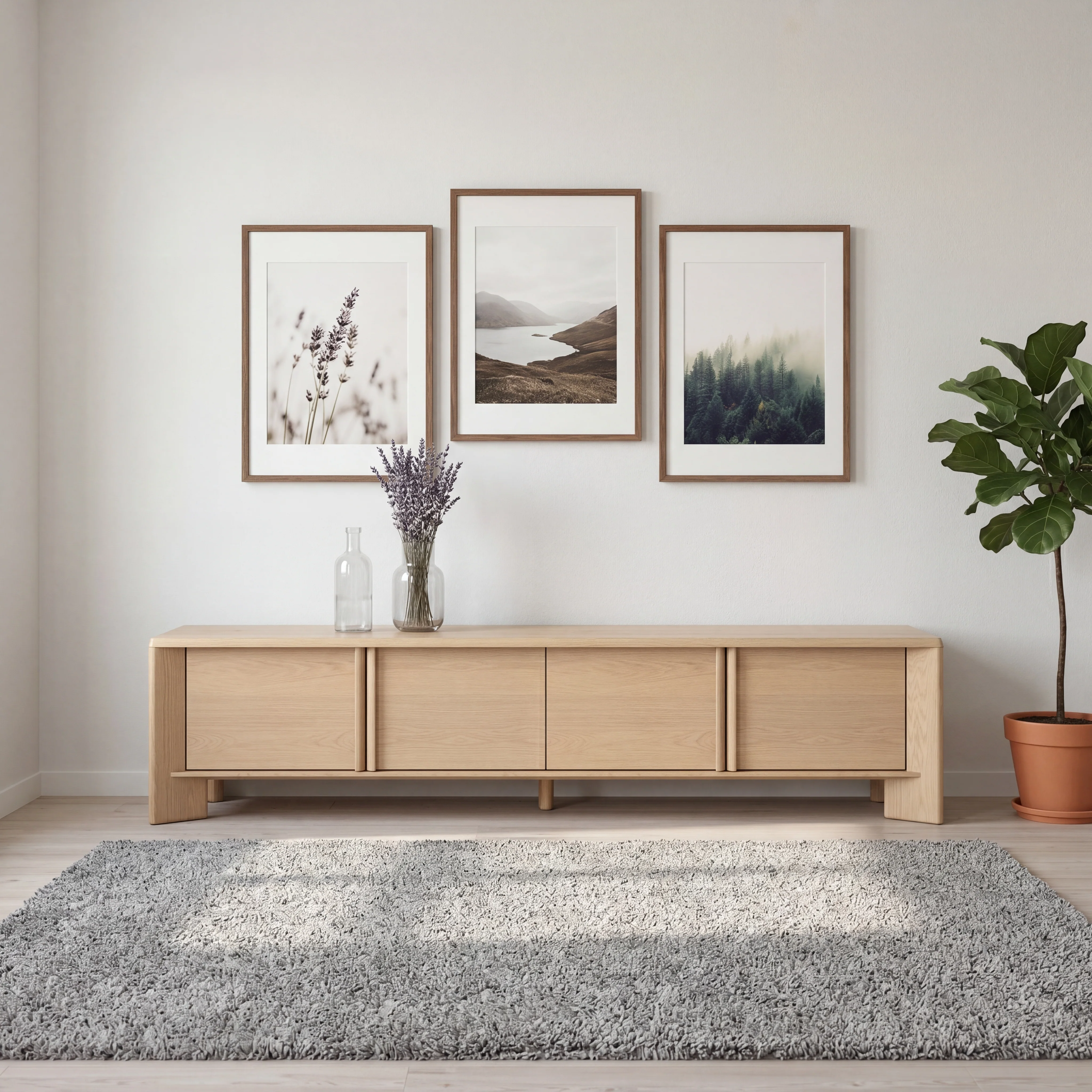 Niko Oak Entertainment Unit - Image 3