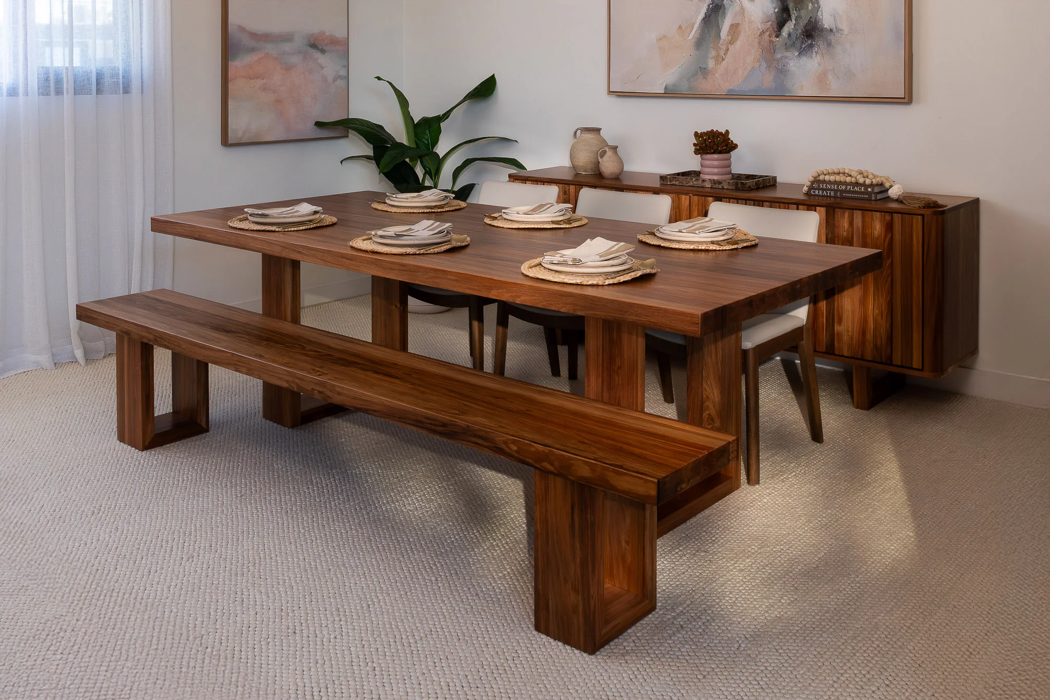 Osaka Blackwood Heritage Bench Seat - Image 5