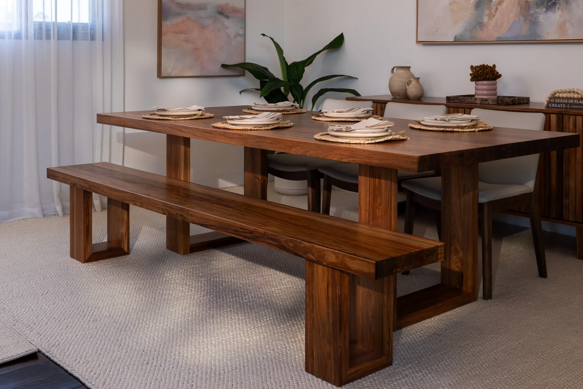 Osaka Blackwood Heritage Bench Seat - Image 6